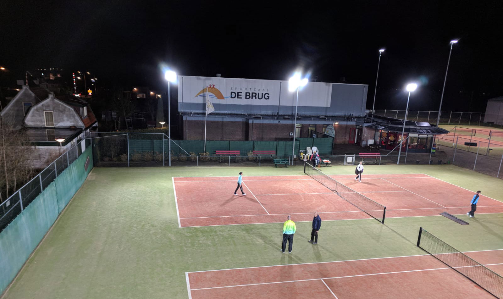 Tennis court lighting